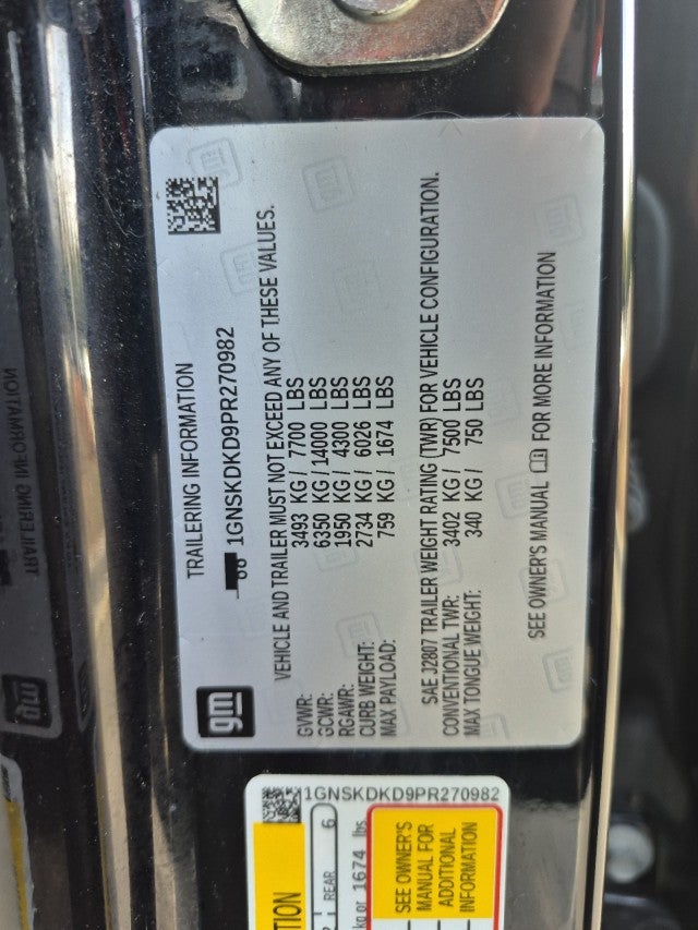 2023 Chevrolet Suburban Z71