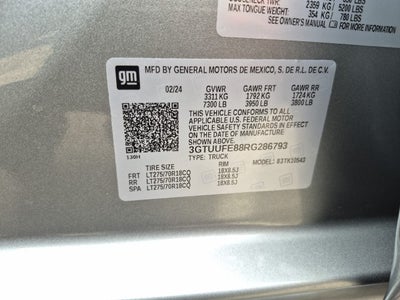 2024 GMC Sierra 1500 AT4X