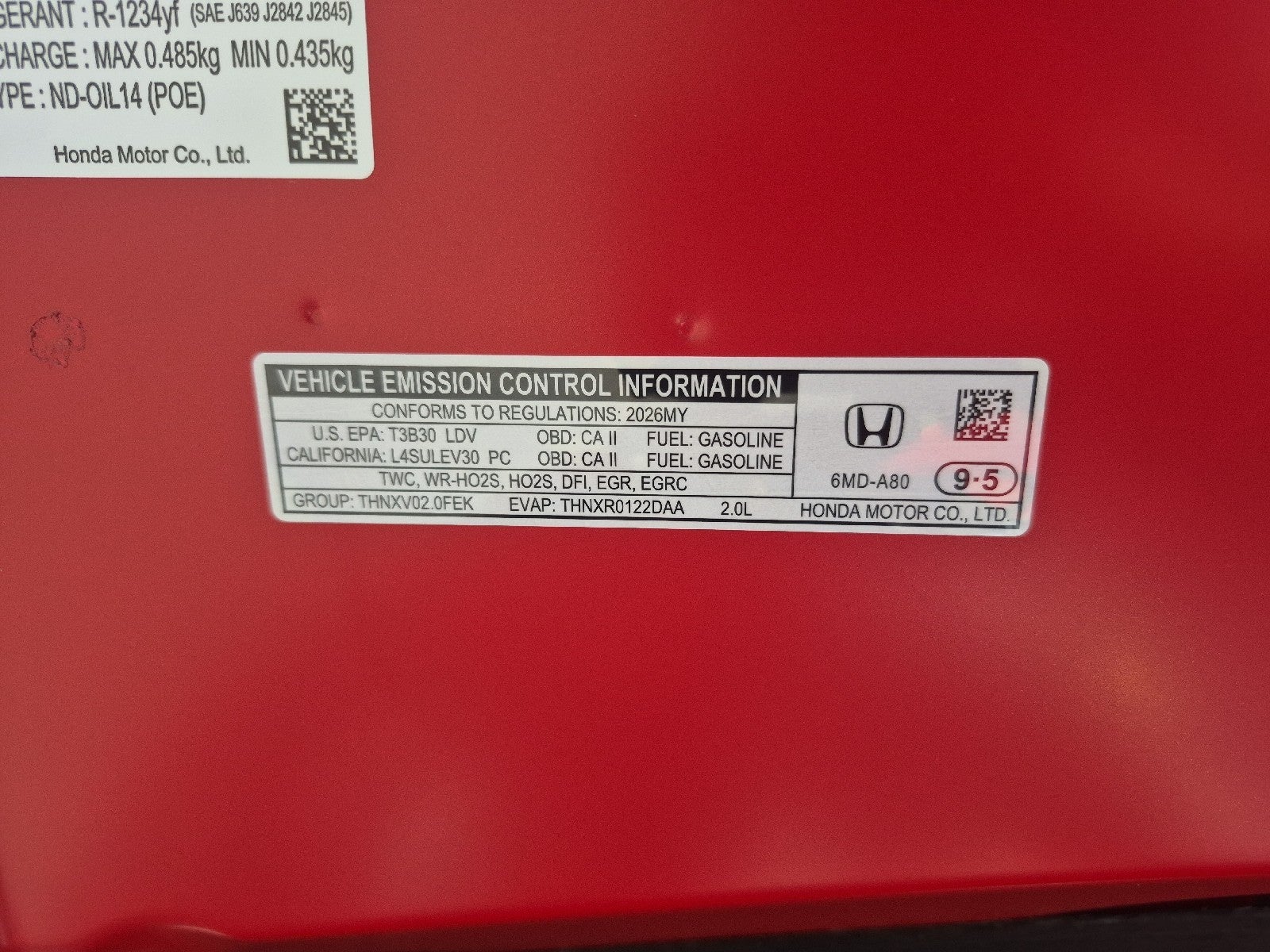 2026 Honda Civic Hatchback Sport