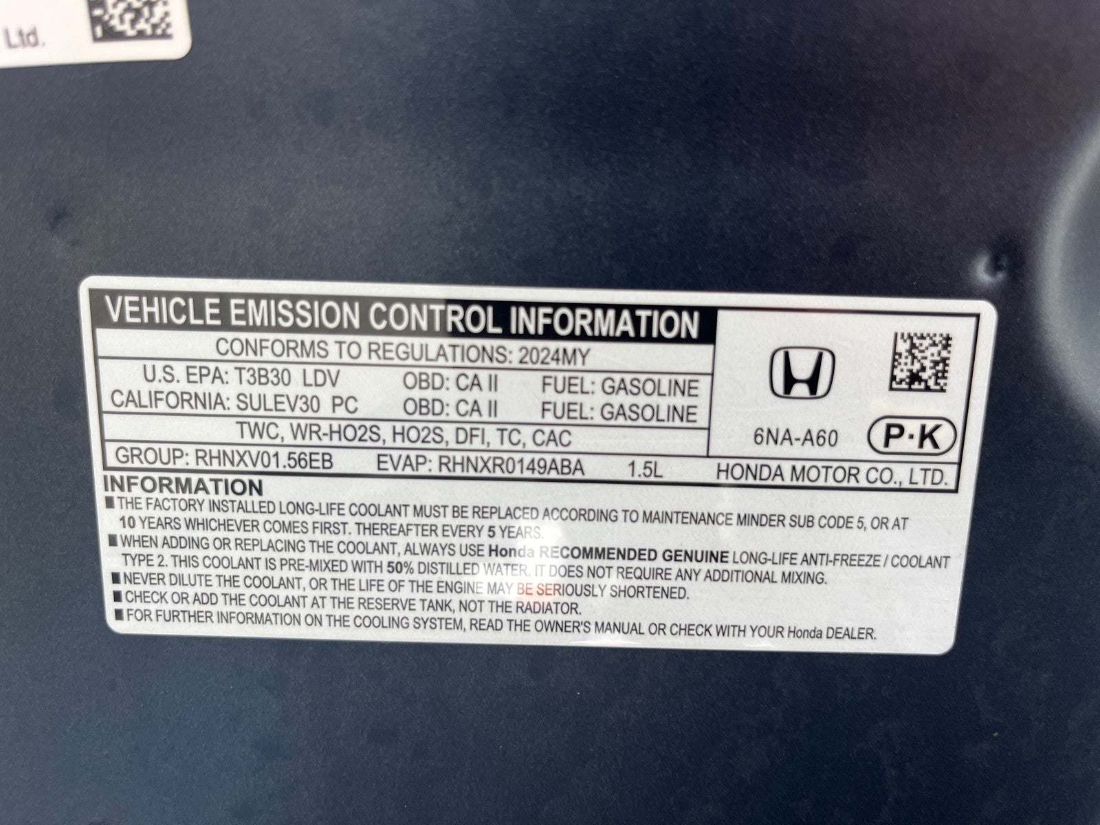 2024 Honda Accord Sedan EX