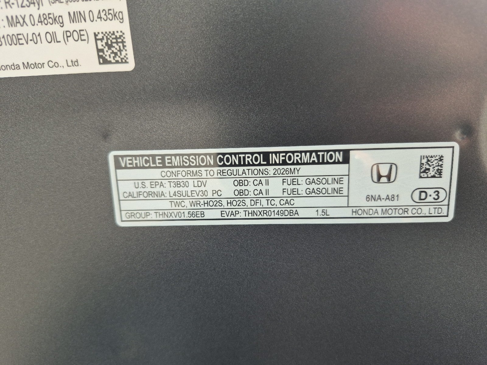 2026 Honda Accord Sedan SE