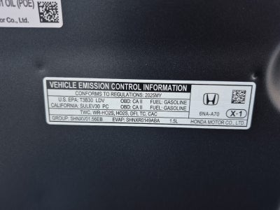 2025 Honda Accord Sedan SE