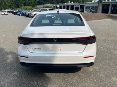 2026 Honda Accord Sedan SE