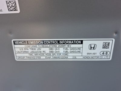 2026 Honda Accord Hybrid Sport