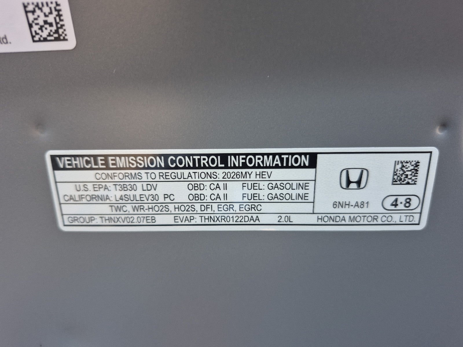 2026 Honda Accord Hybrid Sport