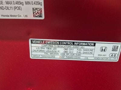 2026 Honda Accord Sedan Sport Hybrid