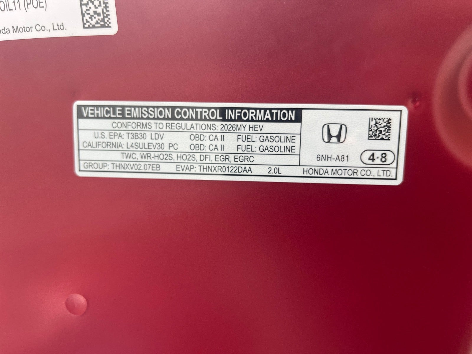 2026 Honda Accord Hybrid Sport