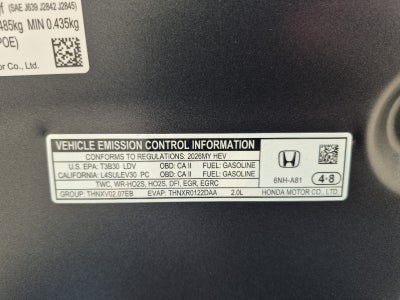 2026 Honda Accord Hybrid EX-L