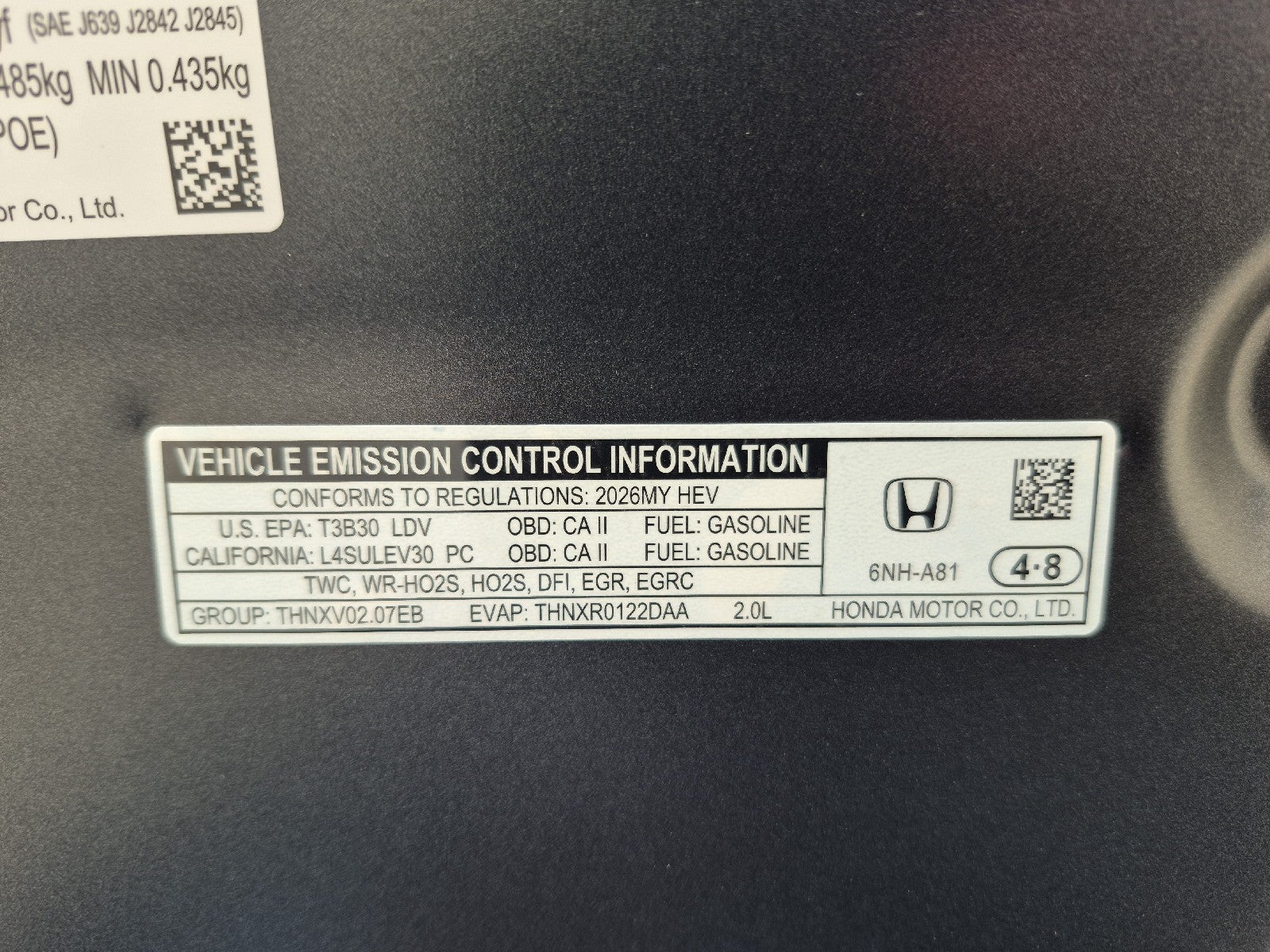 2026 Honda Accord Hybrid EX-L
