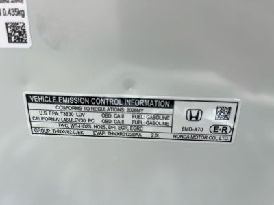 2026 Honda Civic Sedan Sport