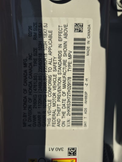 2026 Honda CR-V EX-L