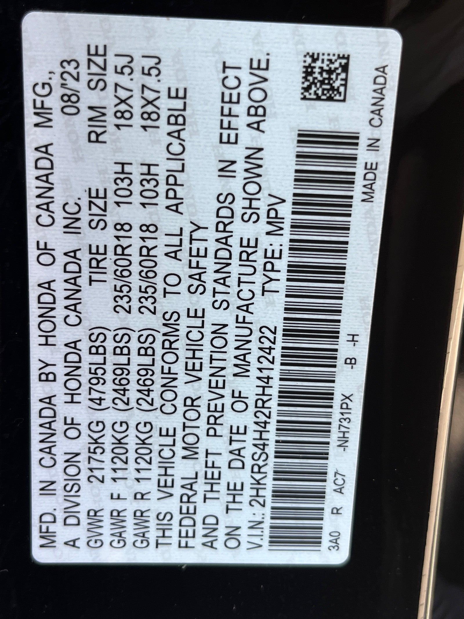 2024 Honda CR-V EX