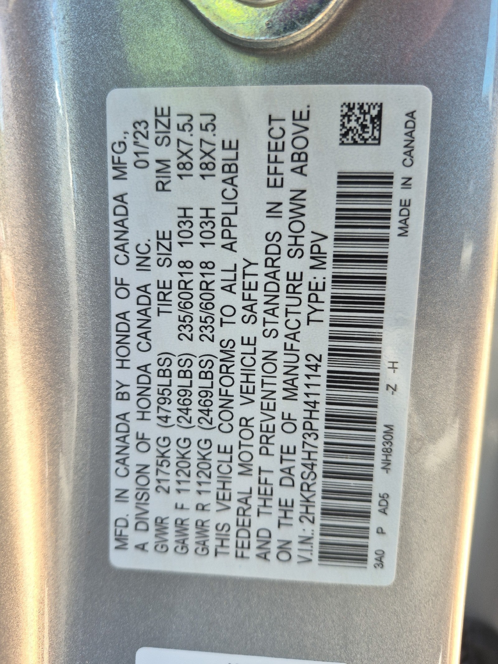 2023 Honda CR-V EX-L