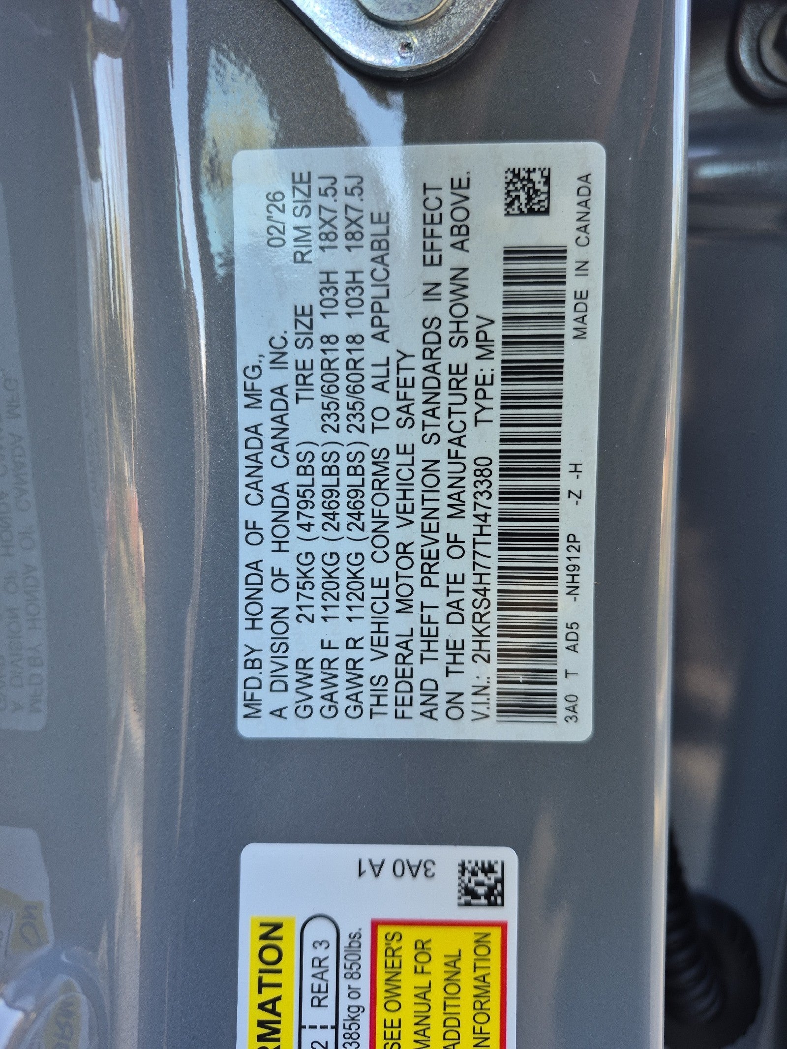 2026 Honda CR-V EX-L