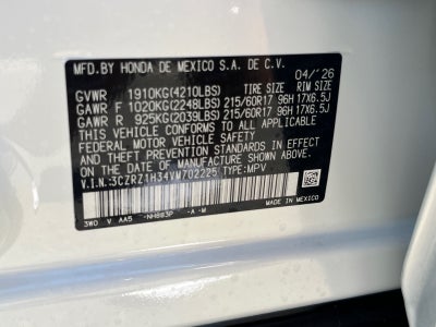 2027 Honda HR-V LX