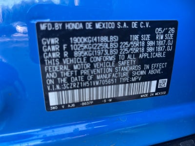 2027 Honda HR-V Sport