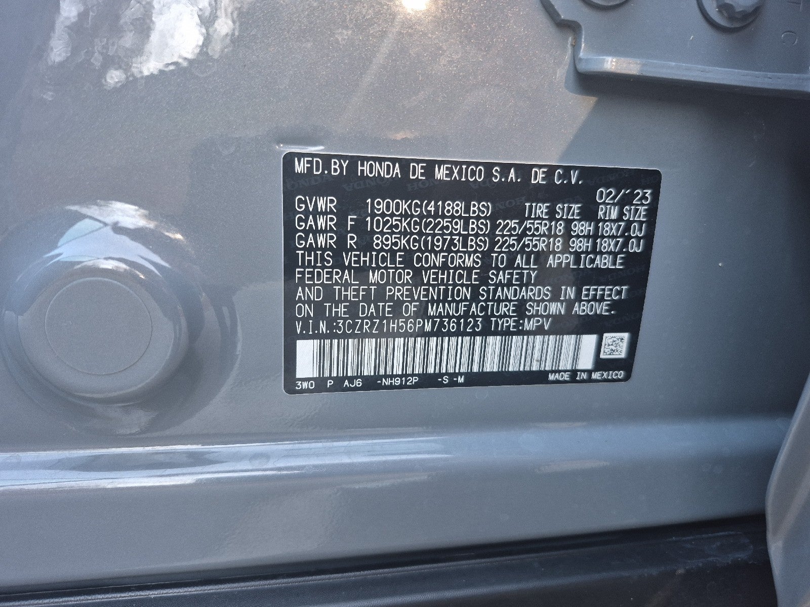 2023 Honda HR-V Sport