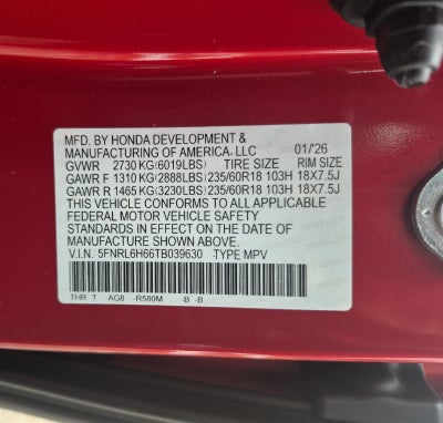 2026 Honda Odyssey EX-L