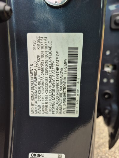 2026 Honda Odyssey EX-L