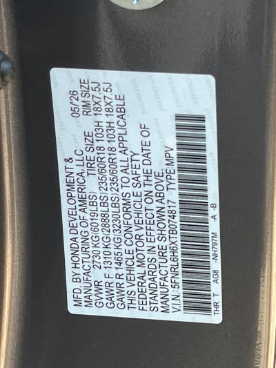 2026 Honda Odyssey EX-L
