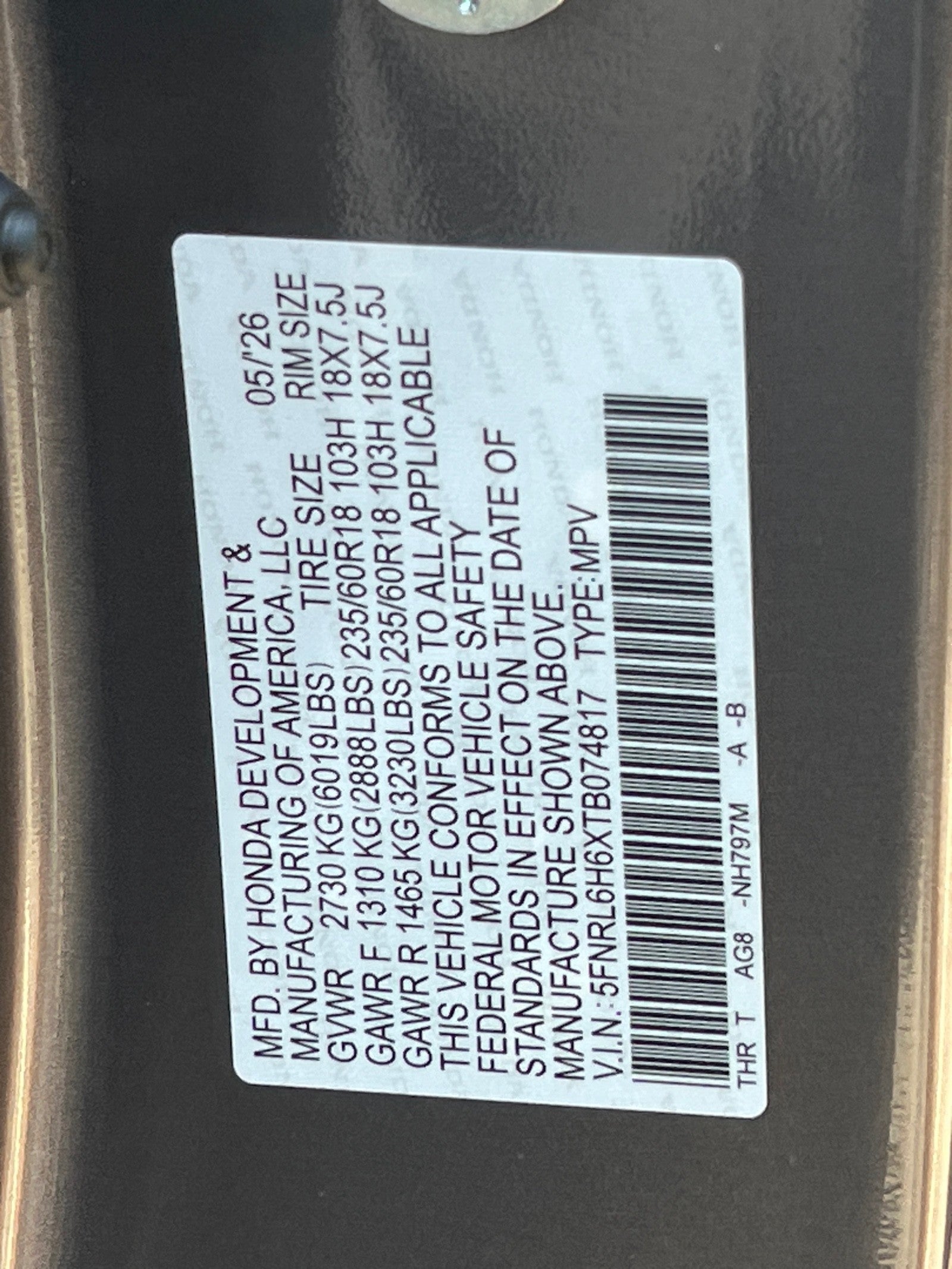 2026 Honda Odyssey EX-L