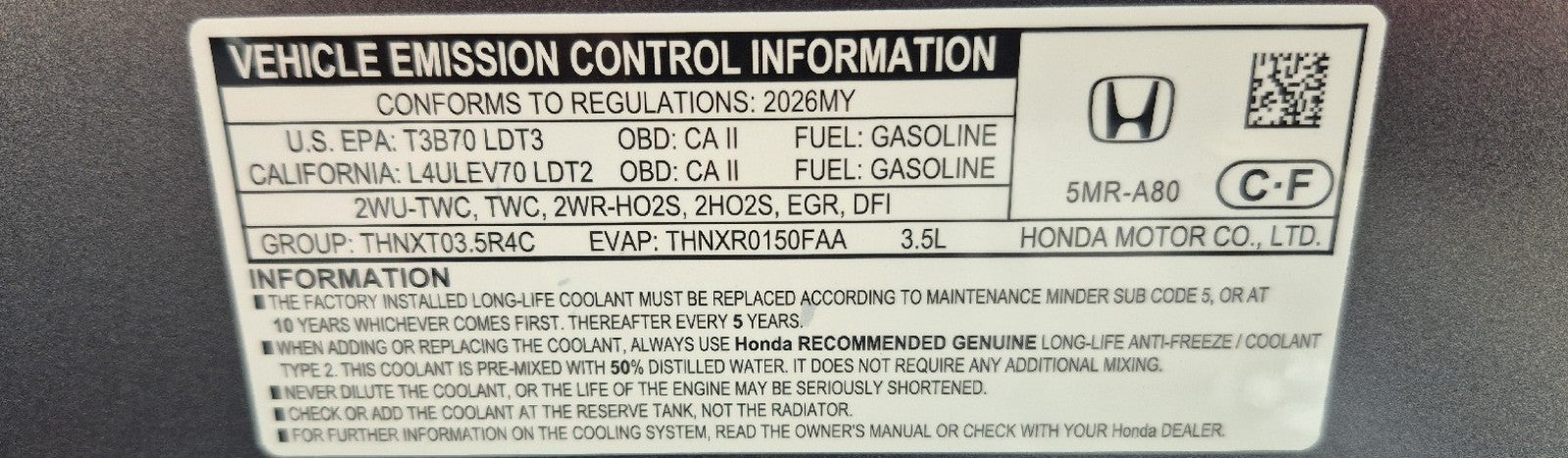 2026 Honda Odyssey Touring