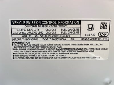 2026 Honda Odyssey Touring