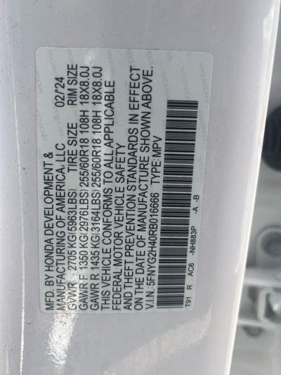 2024 Honda Pilot EX-L 8 Passenger