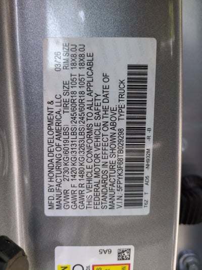 2026 Honda Ridgeline TrailSport