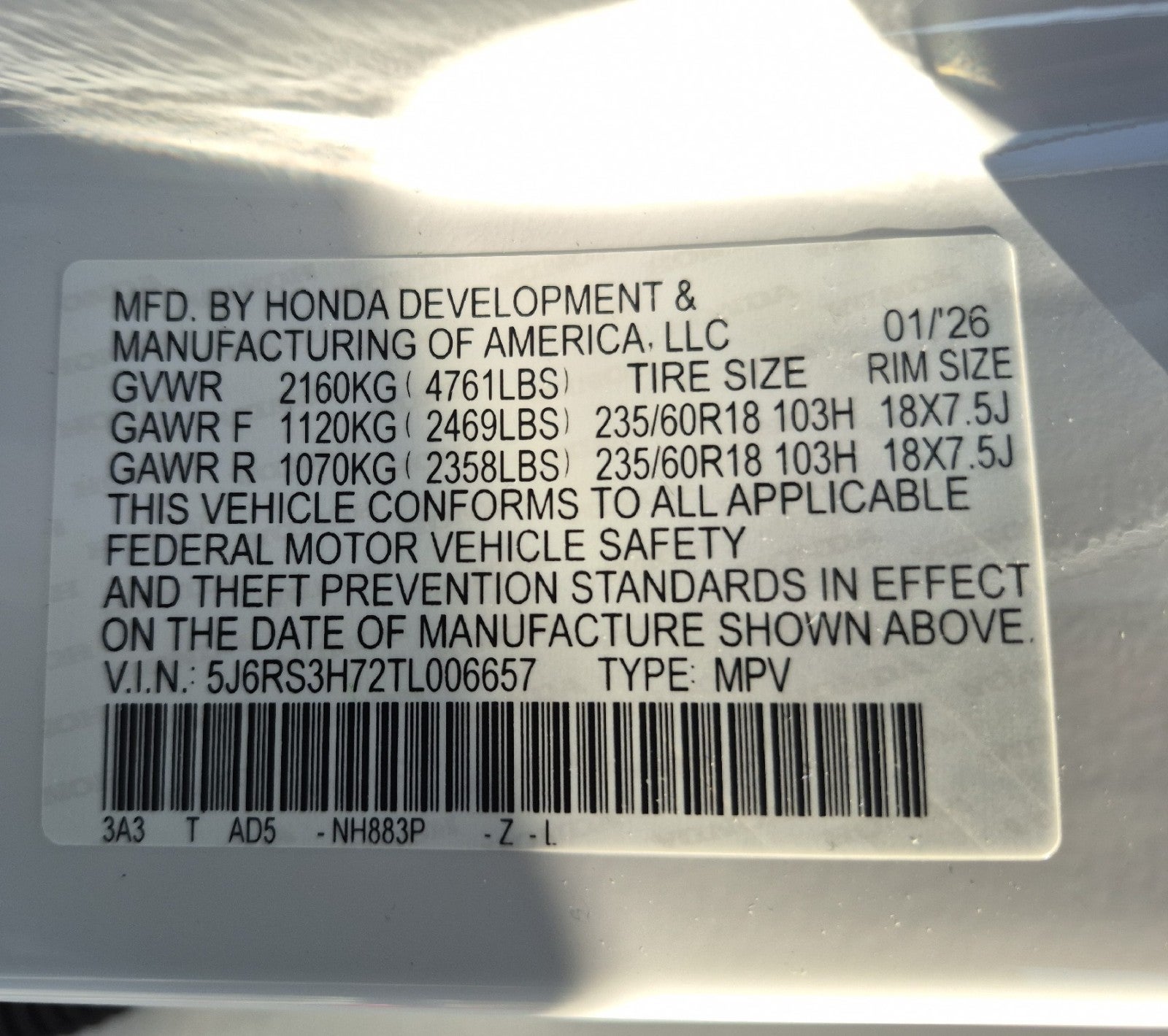 2026 Honda CR-V EX-L