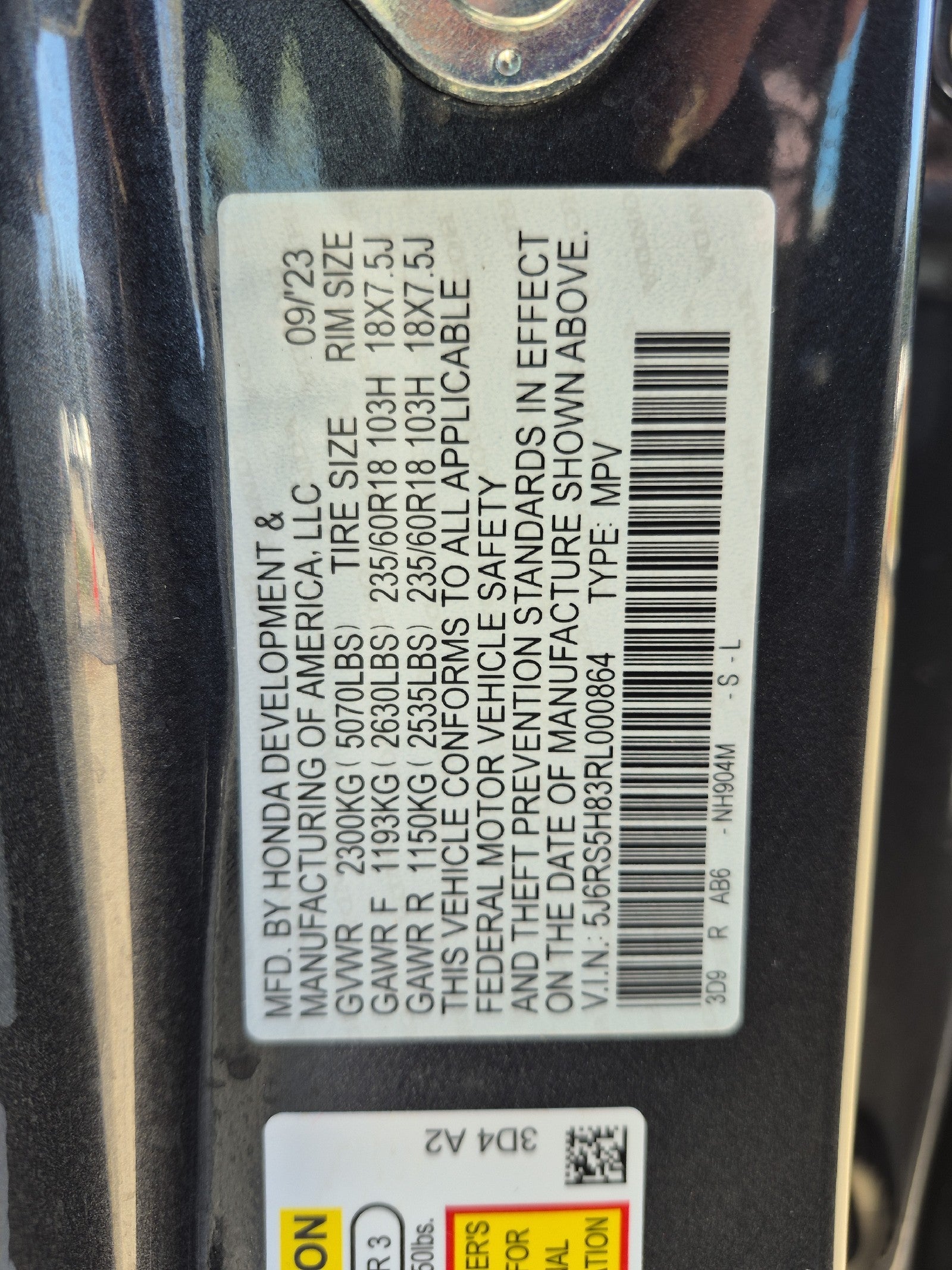 2024 Honda CR-V Hybrid Sport-L