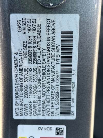 2026 Honda CR-V Hybrid Sport-L
