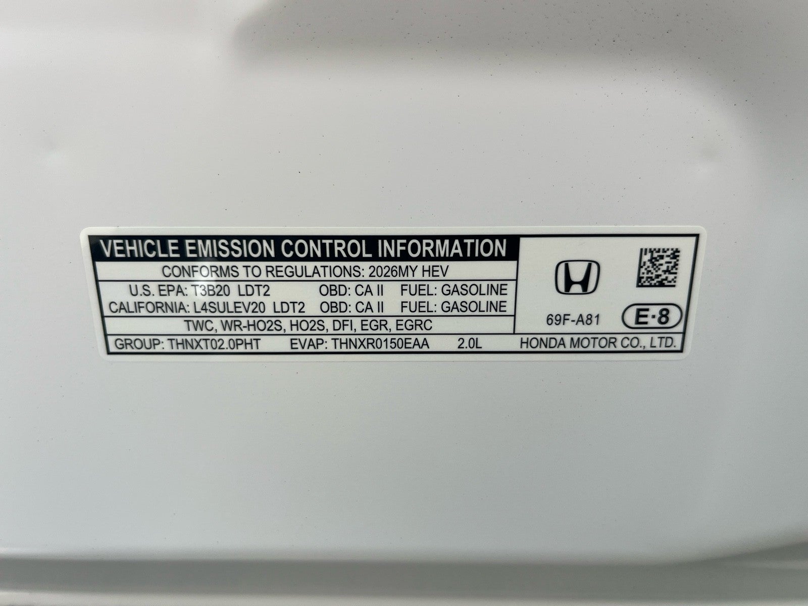2026 Honda CR-V Hybrid Sport Touring