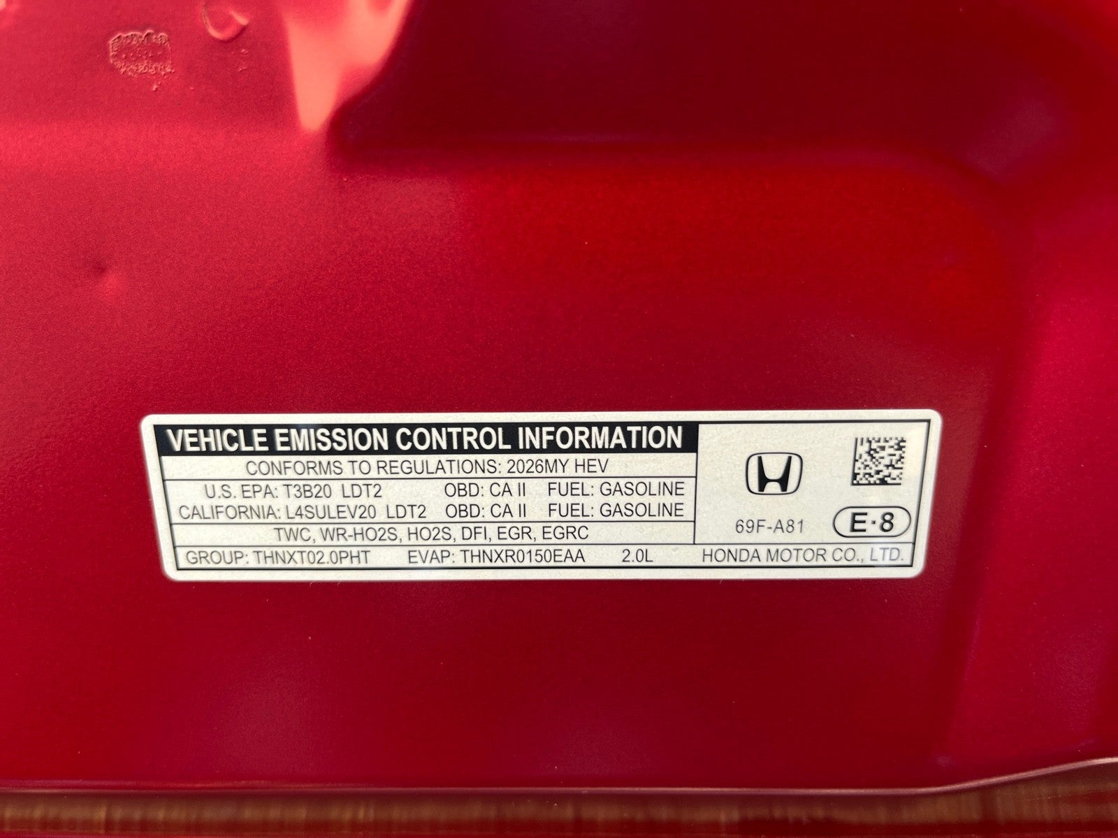 2026 Honda CR-V Hybrid Sport Touring