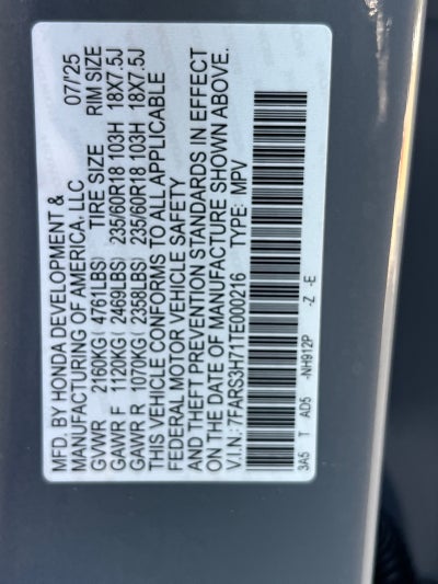 2026 Honda CR-V EX-L