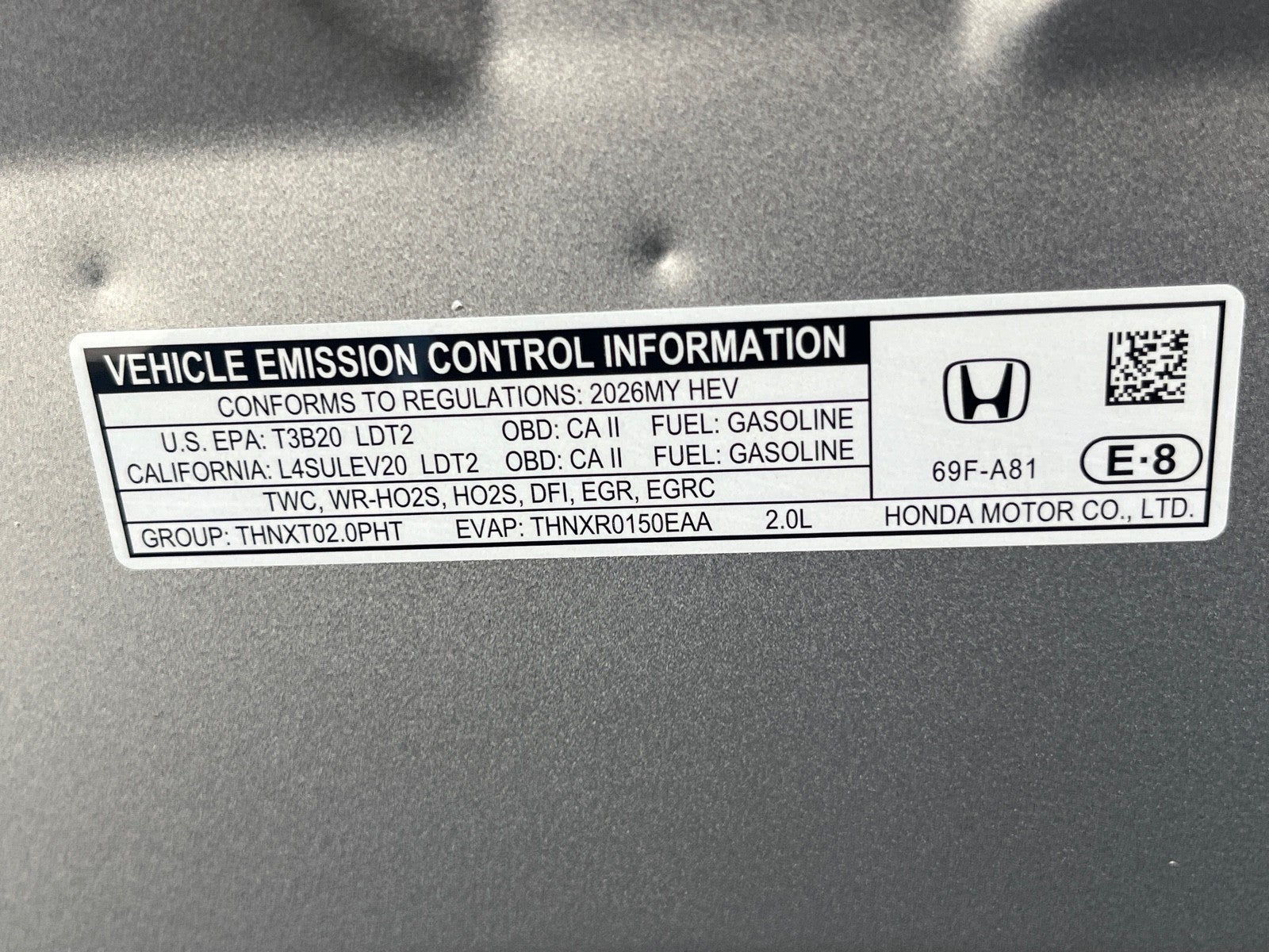 2026 Honda CR-V Hybrid Sport-L