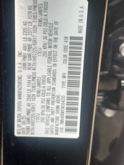 2025 Mazda Mazda CX-50 2.5 S Preferred Package