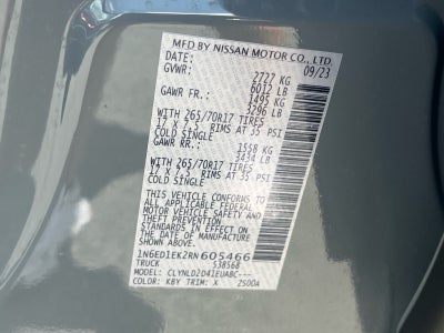 2024 Nissan Frontier PRO-4X