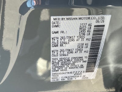 2026 Nissan Frontier Crew Cab PRO-4X®