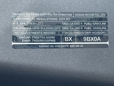 2026 Nissan Frontier Crew Cab SV