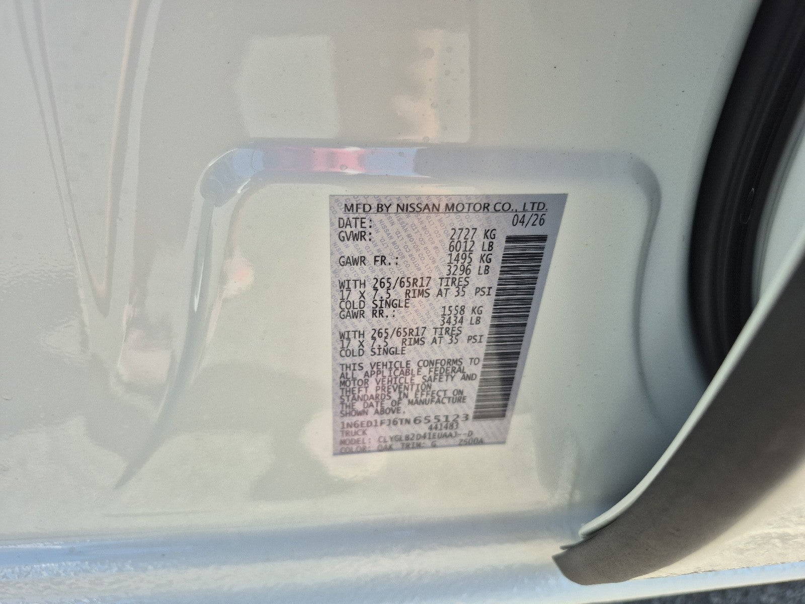 2026 Nissan Frontier Crew Cab SV Long Bed