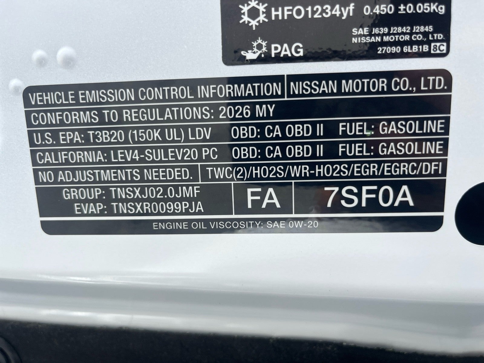 2026 Nissan Sentra SR