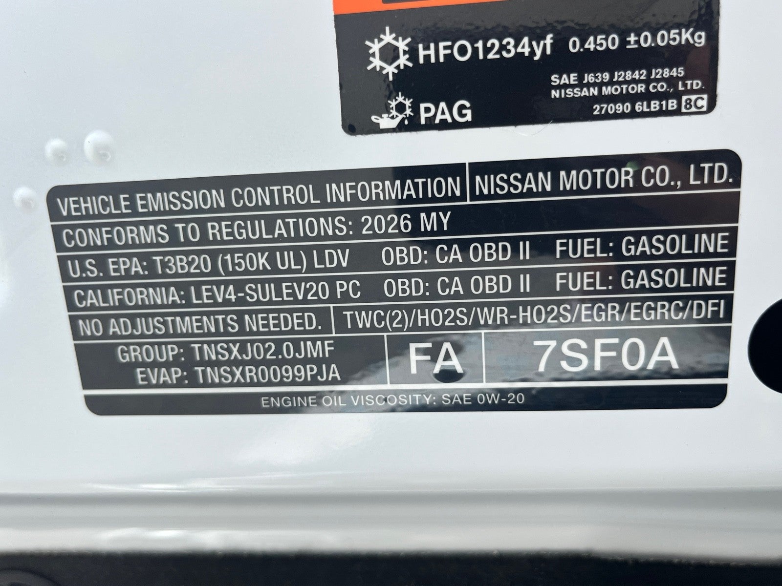 2026 Nissan Sentra SR