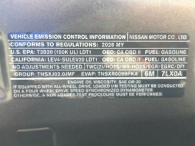 2026 Nissan Kicks S