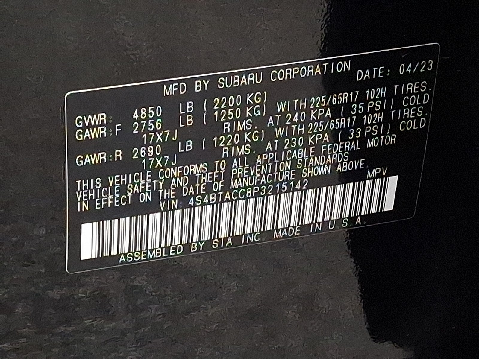 2023 Subaru Outback Premium