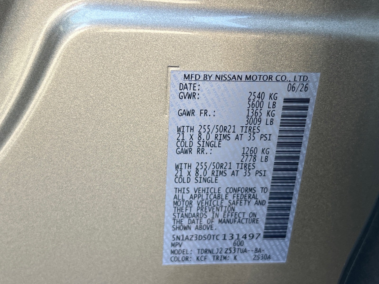2026 Nissan Murano Platinum