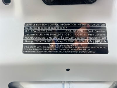 2026 Nissan Pathfinder SV
