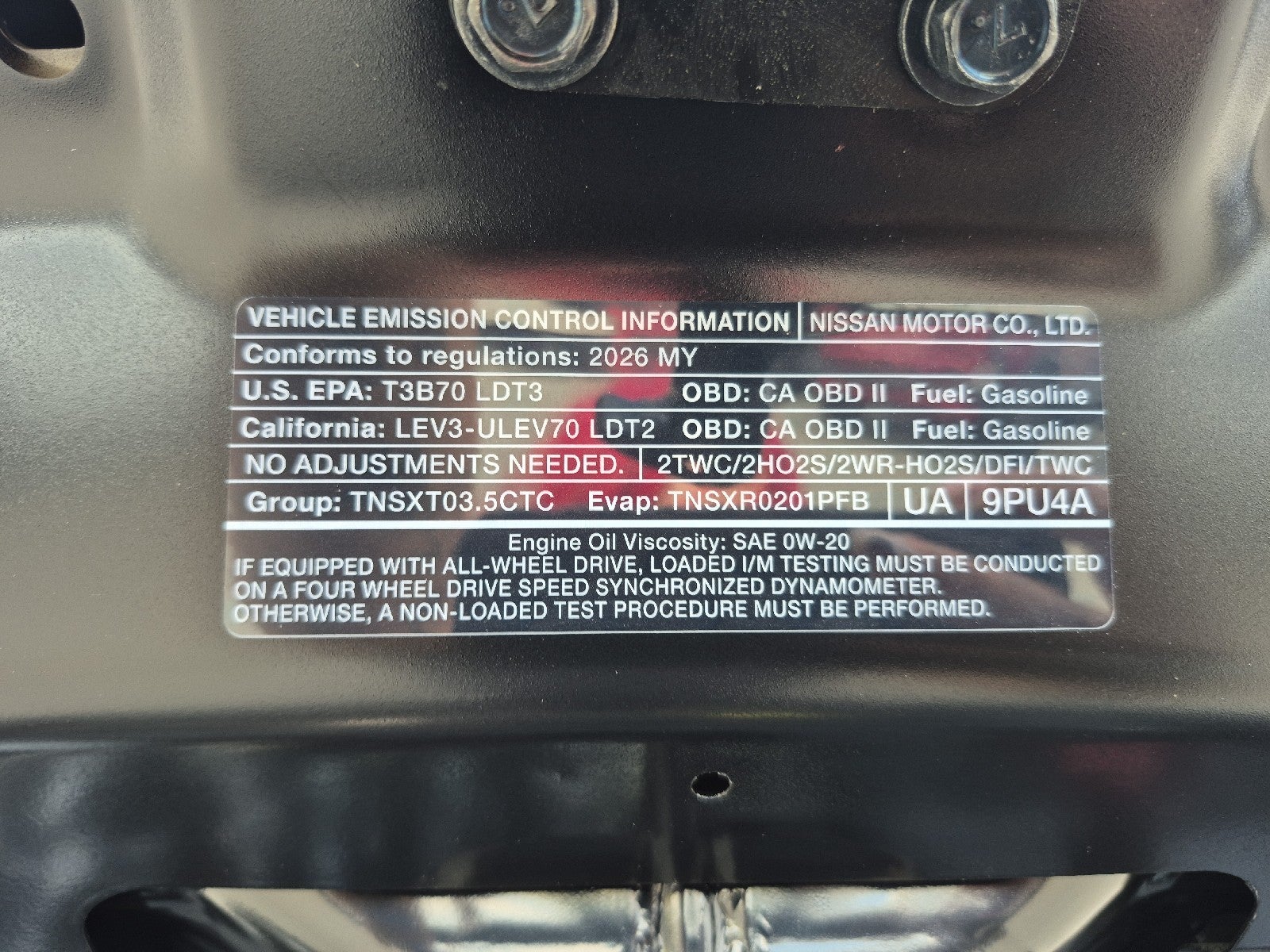 2026 Nissan Pathfinder SV