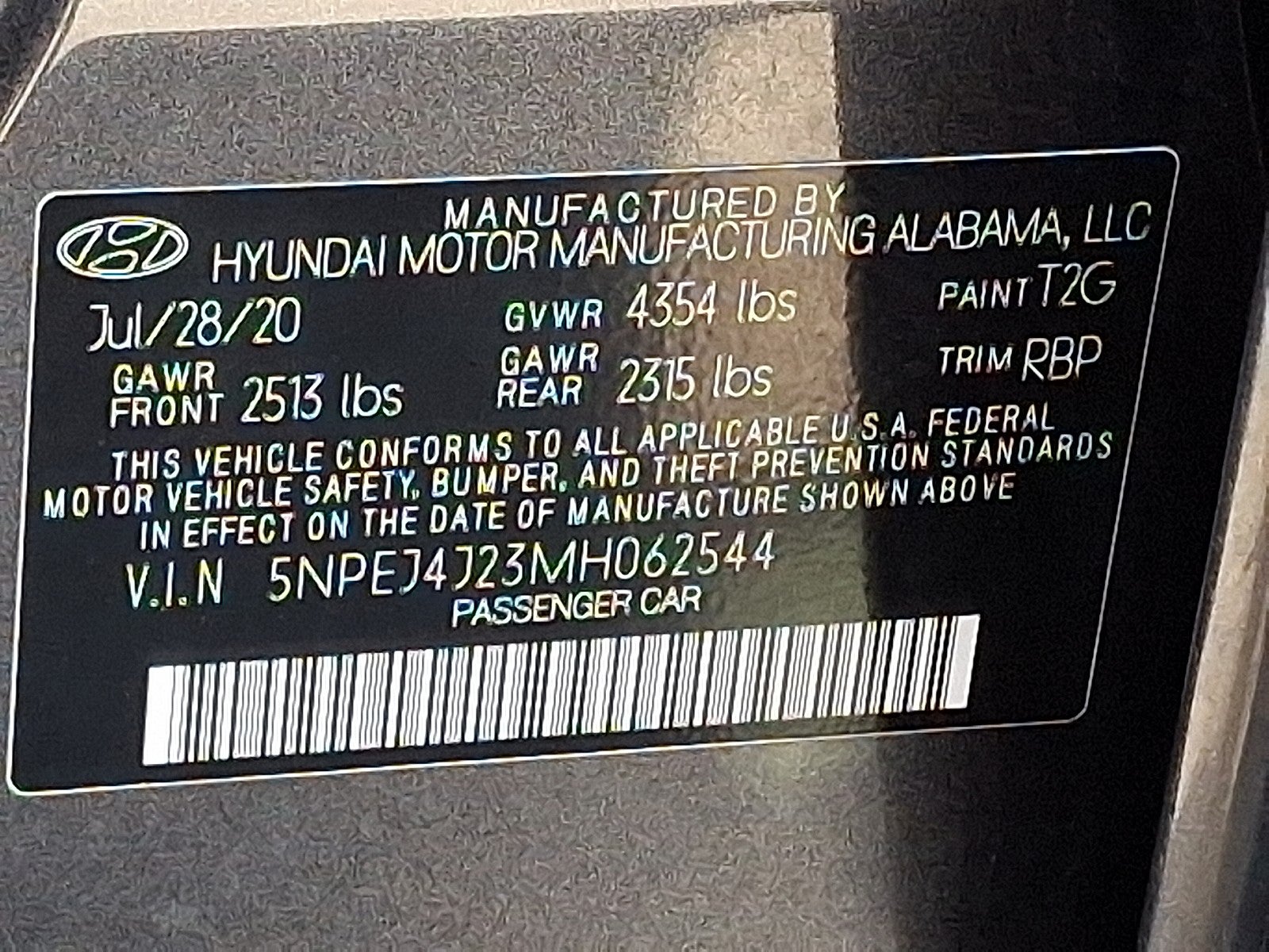 2021 Hyundai Sonata SEL Plus