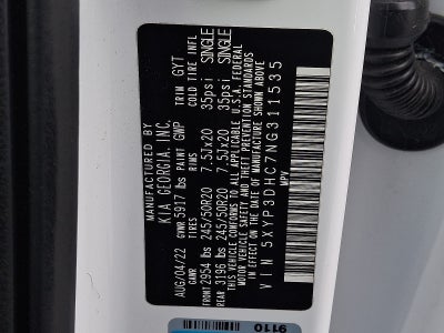 2022 Kia Telluride EX